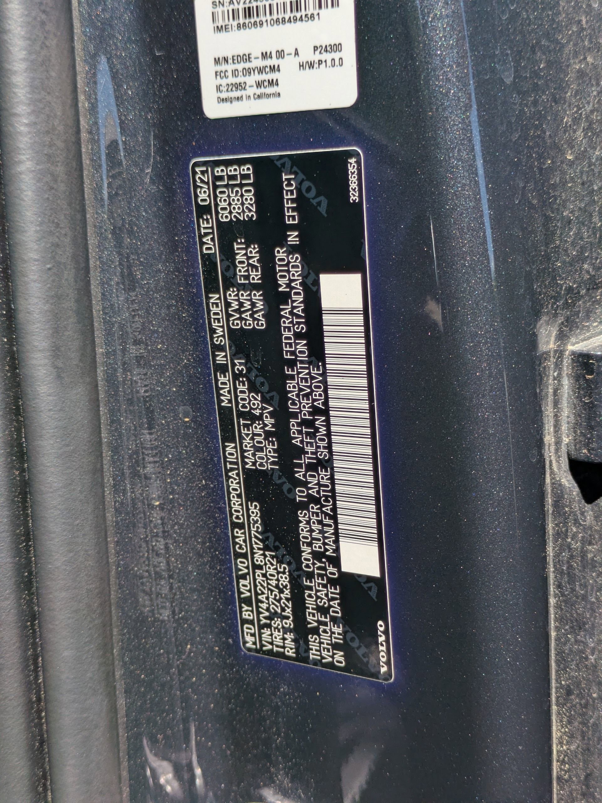 Used 2022 Volvo XC90 T6 Inscription w/ Advanced Package image 42