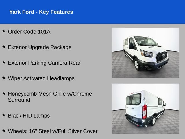 Certified 2025 Ford Transit 250 Low Roof w/ Exterior Upgrade Package RWD image 2