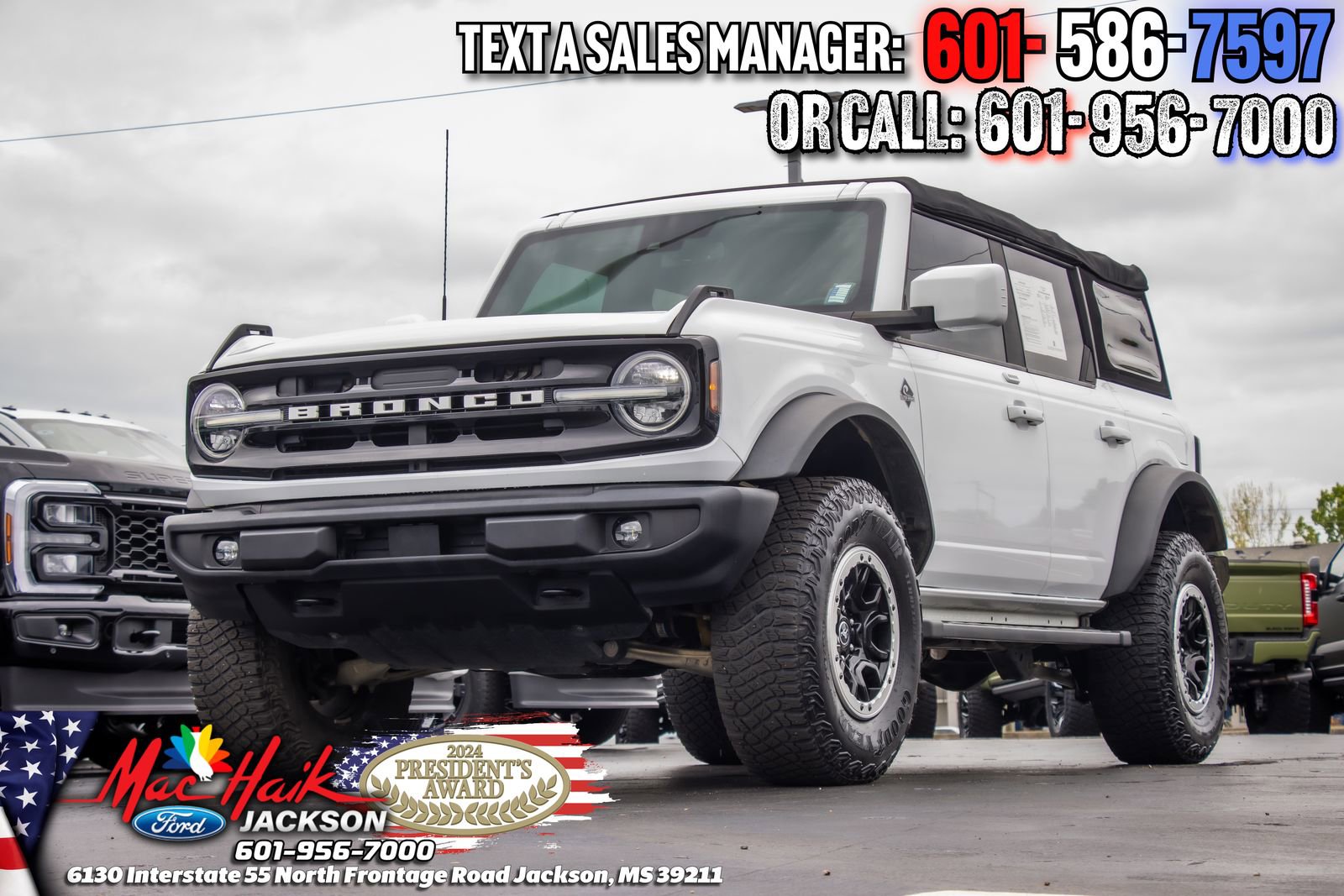 Certified 2022 Ford Bronco Outer Banks w/ Sasquatch Package AWD/4WD image 4