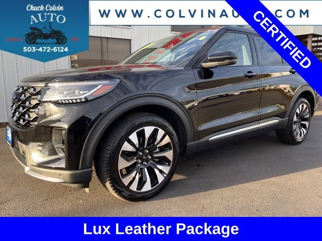 Certified 2025 Ford Explorer Platinum w/ LUX Leather Package image 2
