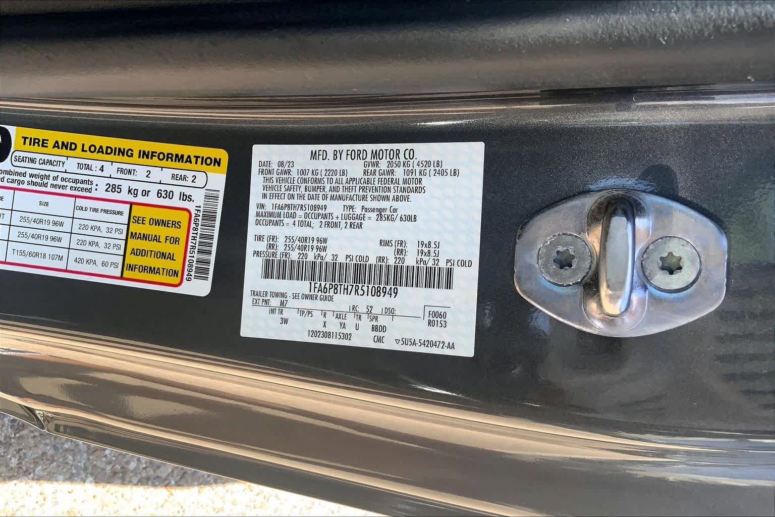 Certified 2024 Ford Mustang Premium RWD image 37