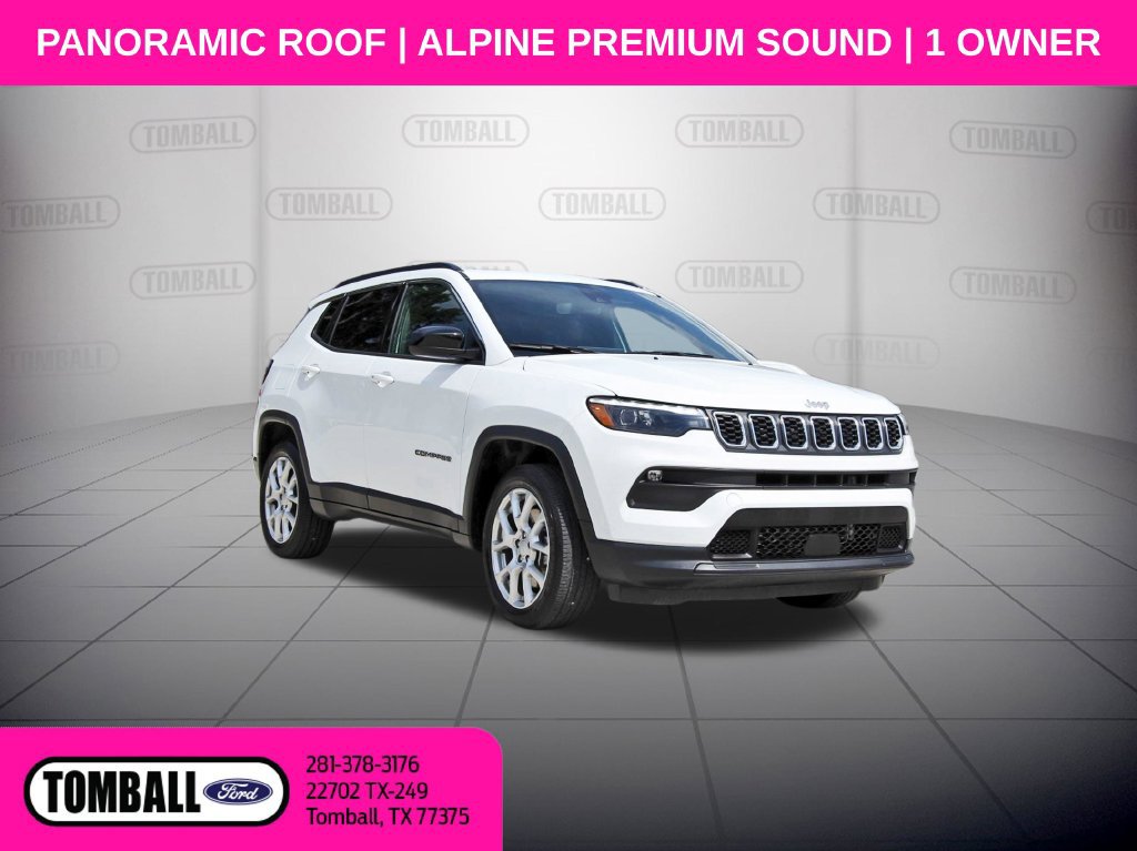 Used 2024 Jeep Compass Latitude w/ Sun and Sound Group AWD/4WD image 1