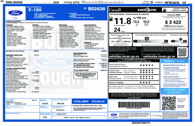 Certified 2024 Ford F150 XLT w/ Equipment Group 303A High AWD/4WD image 38
