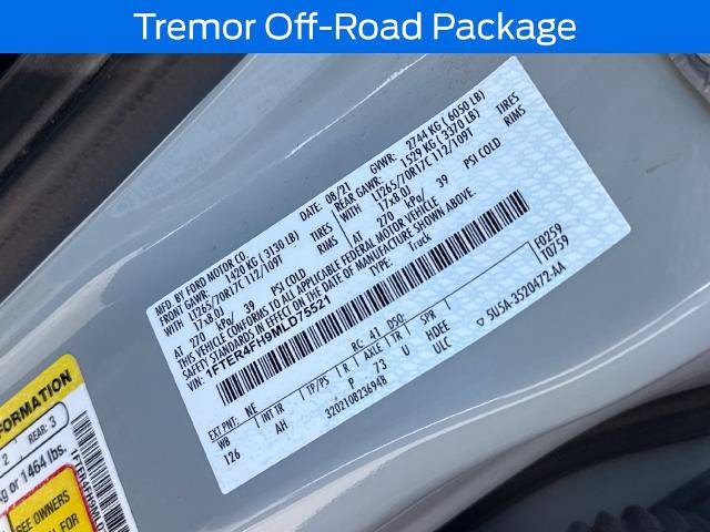 Certified 2021 Ford Ranger XLT w/ Tremor Off-Road Package AWD/4WD image 17
