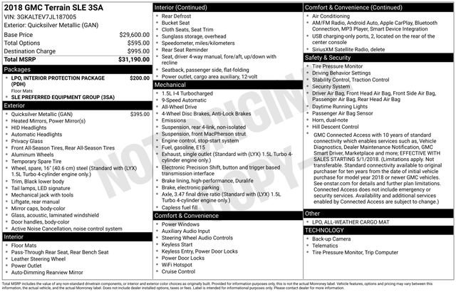 Used 2018 GMC Terrain SLE image 10