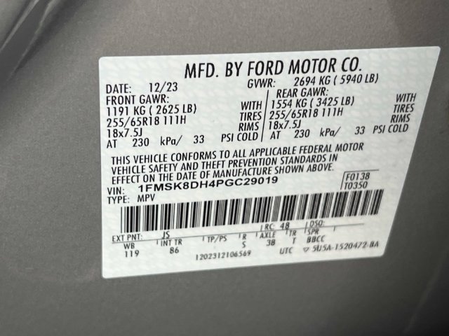 Certified 2023 Ford Explorer XLT AWD/4WD image 20