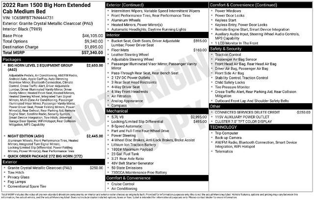 Used 2022 RAM 1500 Big Horn video 2