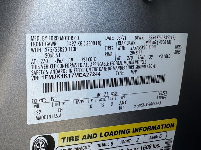 Certified 2021 Ford Expedition Max Limited image 33