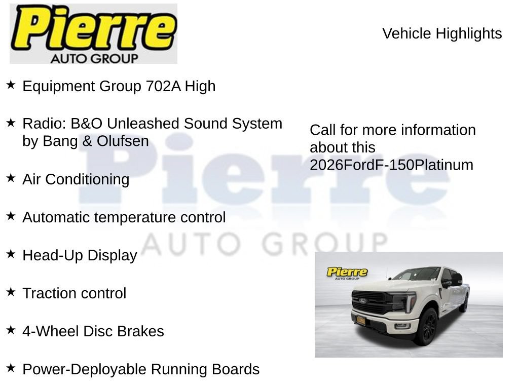 Certified 2026 Ford F150 Platinum AWD/4WD image 14
