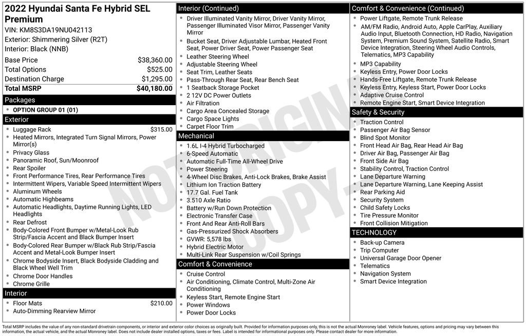 Used 2022 Hyundai Santa Fe SEL Premium image 32