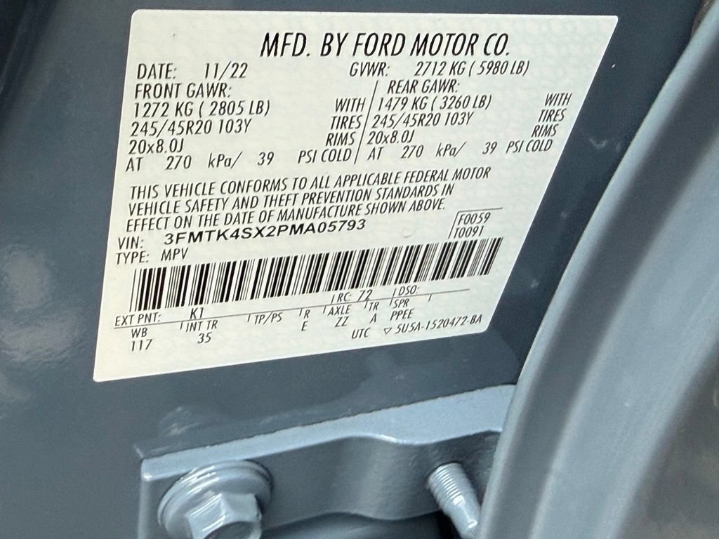 Certified 2023 Ford Mustang Mach-E GT w/ GT Performance Edition AWD/4WD image 47