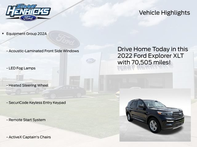Certified 2022 Ford Explorer XLT w/ Equipment Group 202A AWD/4WD image 4