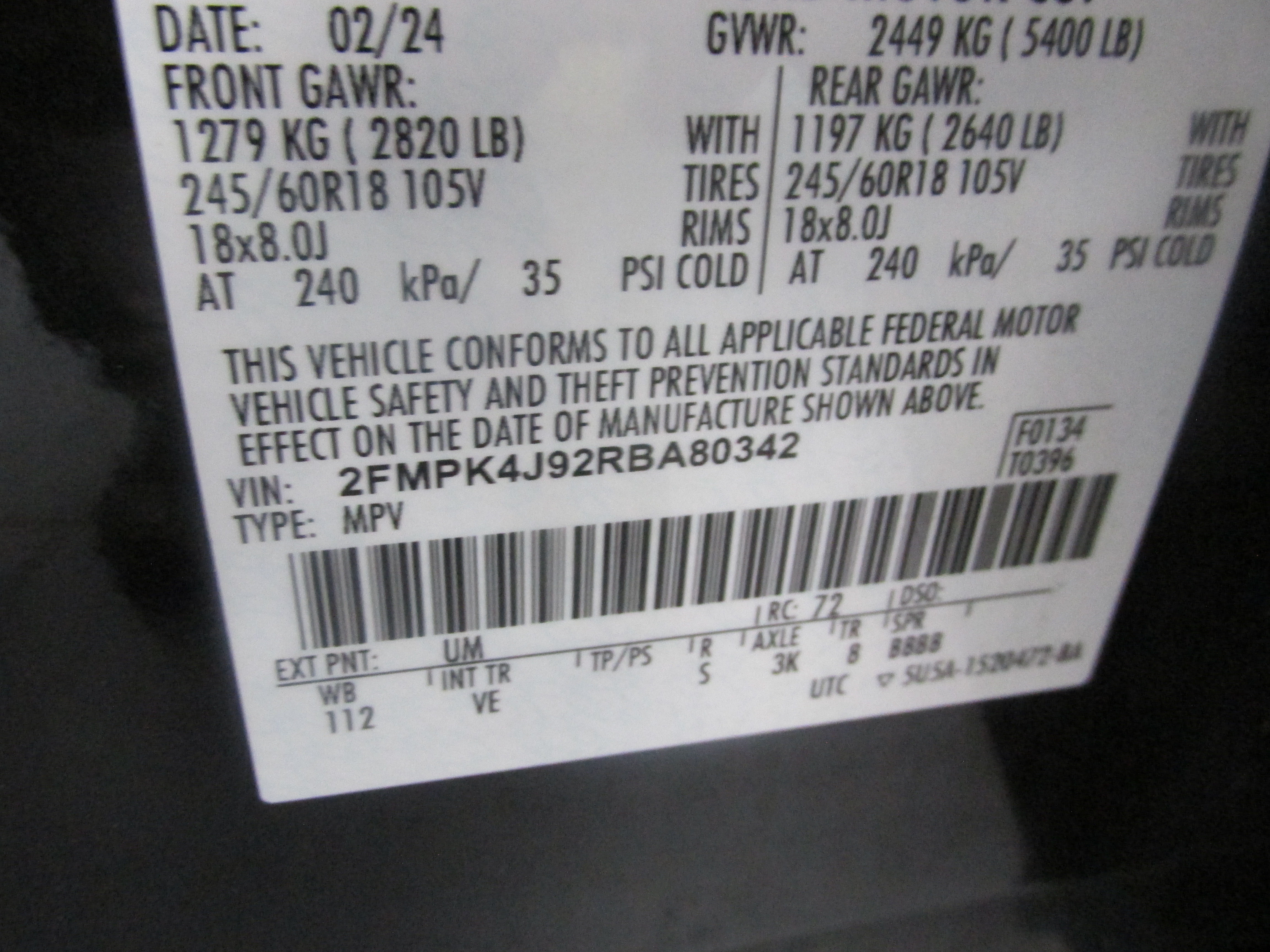 Certified 2024 Ford Edge SEL AWD/4WD image 41