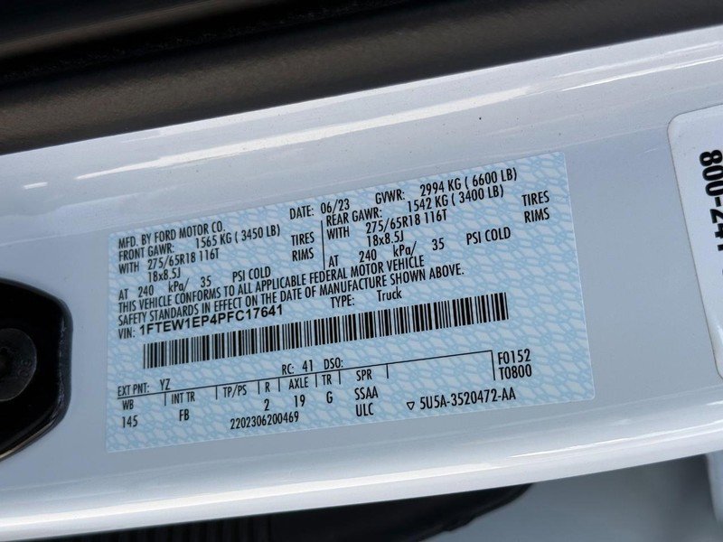 Certified 2023 Ford F150 XLT w/ Equipment Group 302A High image 29