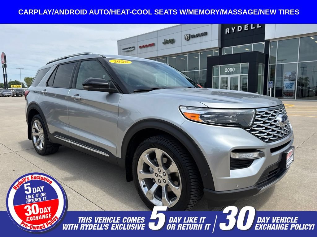 Certified 2020 Ford Explorer Platinum w/ Premium Technology Package