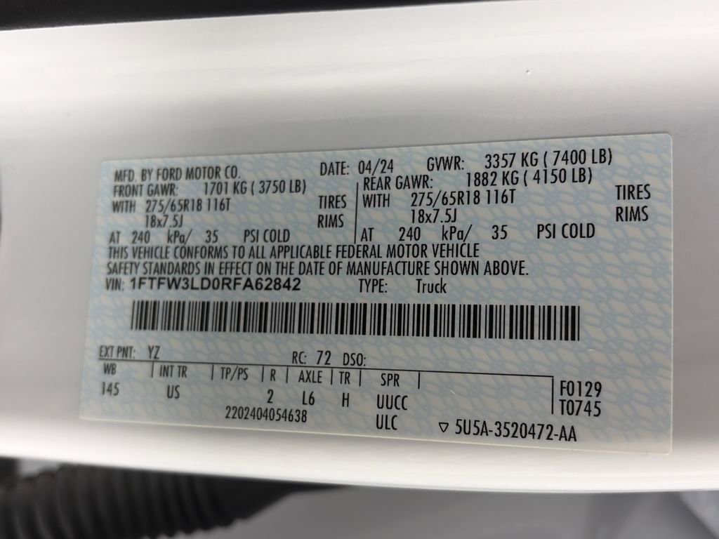 Certified 2024 Ford F150 XLT w/ Mobile Office Package image 9