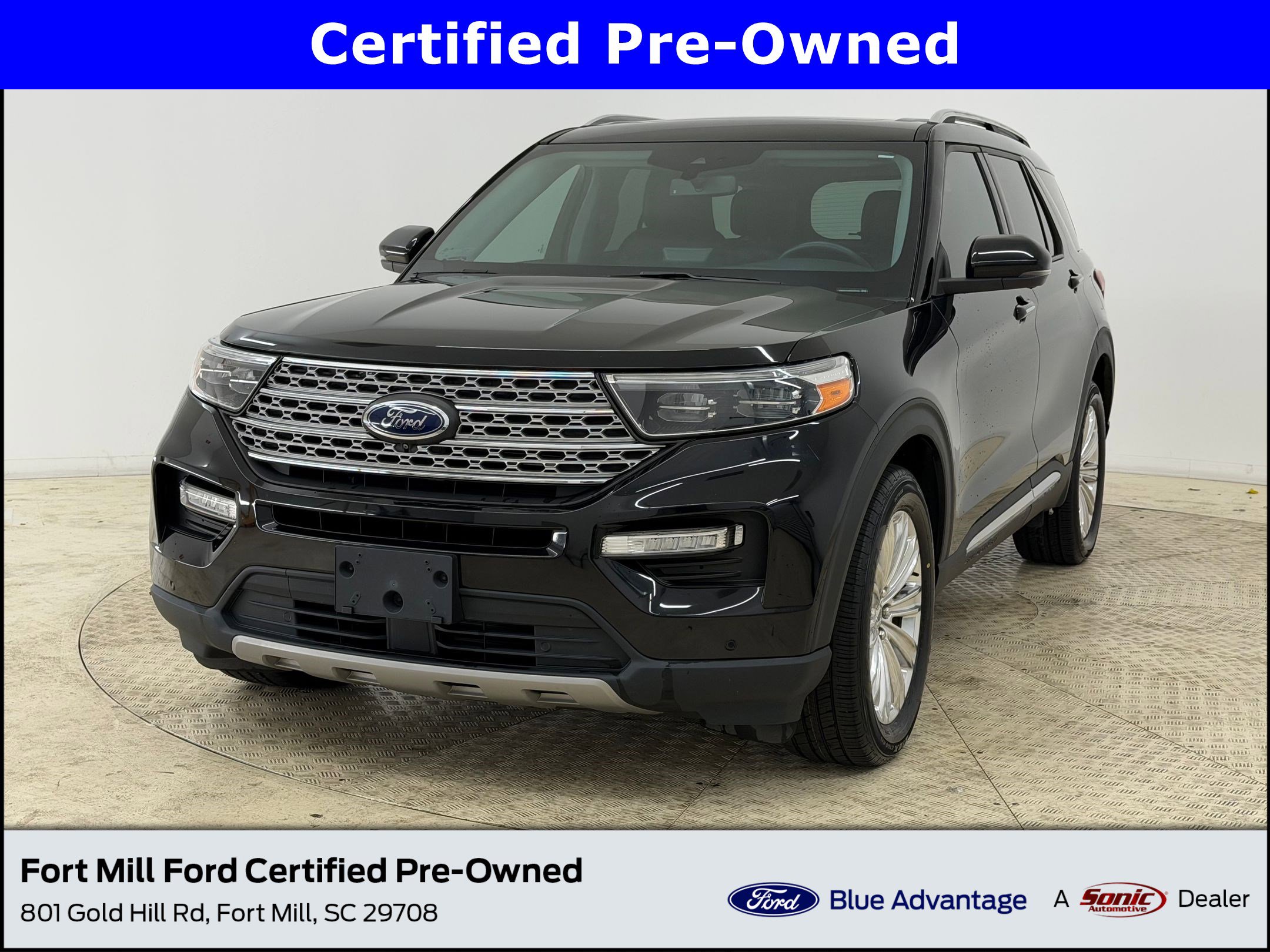 Certified 2022 Ford Explorer Limited w/ Limited Technology Package
