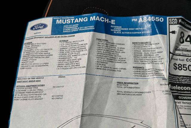 Certified 2023 Ford Mustang Mach-E GT AWD/4WD image 34