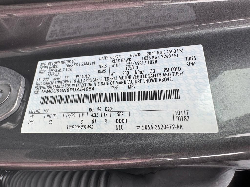 Certified 2023 Ford Escape Active AWD/4WD image 39