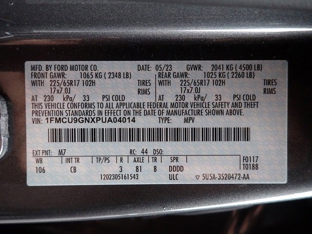 Certified 2023 Ford Escape Active image 13