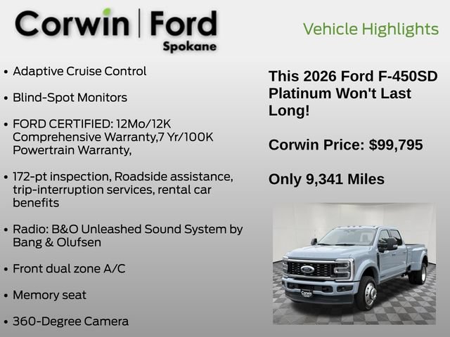 Certified 2026 Ford F450 Platinum AWD/4WD image 7