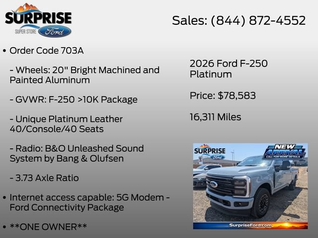 Certified 2026 Ford F250 Platinum AWD/4WD image 13