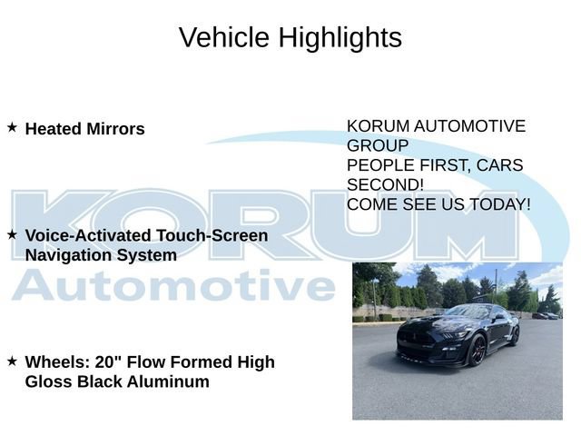 Certified 2021 Ford Mustang Shelby GT500 w/ Technology Package RWD image 12