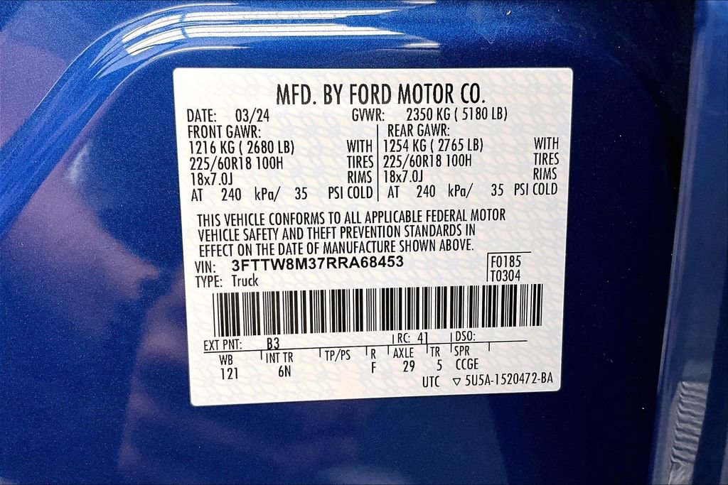 Certified 2024 Ford Maverick Lariat FWD image 35