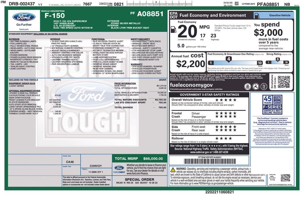 Certified 2023 Ford F150 Lariat image 42