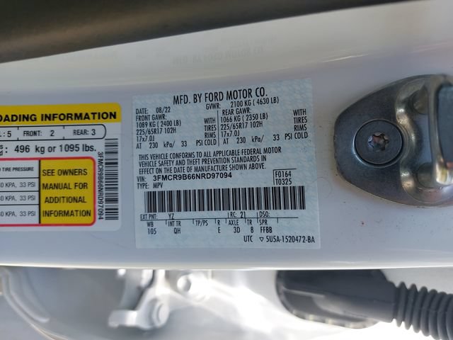 Certified 2022 Ford Bronco Sport Big Bend w/ Convenience Package AWD/4WD image 31