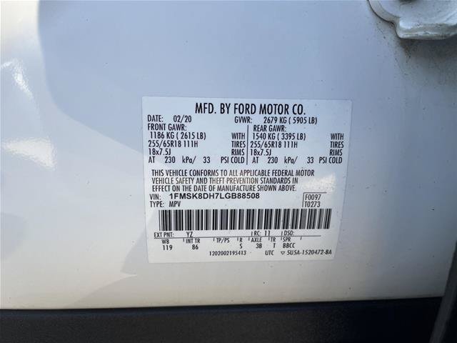 Certified 2020 Ford Explorer XLT w/ Comfort Package AWD/4WD image 33