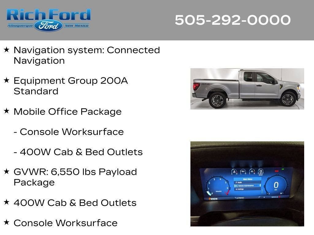 Certified 2024 Ford F150 STX w/ Mobile Office Package AWD/4WD image 13