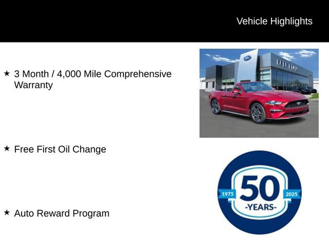 Certified 2019 Ford Mustang Convertible w/ Equipment Group 101A image 14