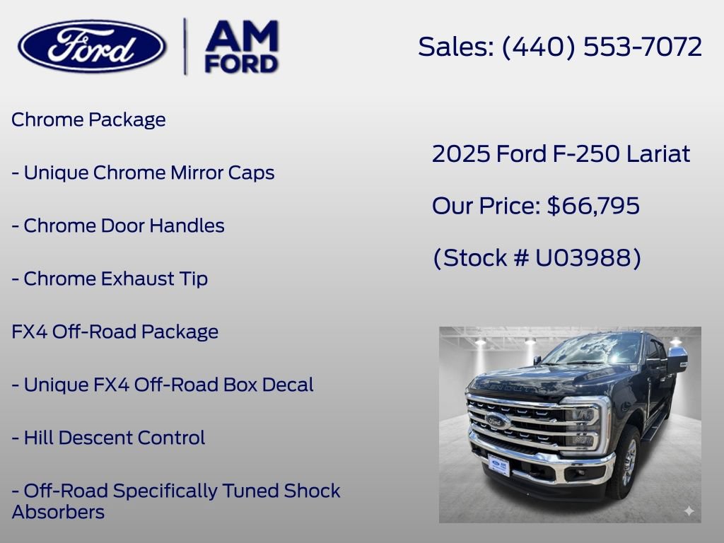Certified 2025 Ford F250 Lariat w/ Chrome Package AWD/4WD image 8