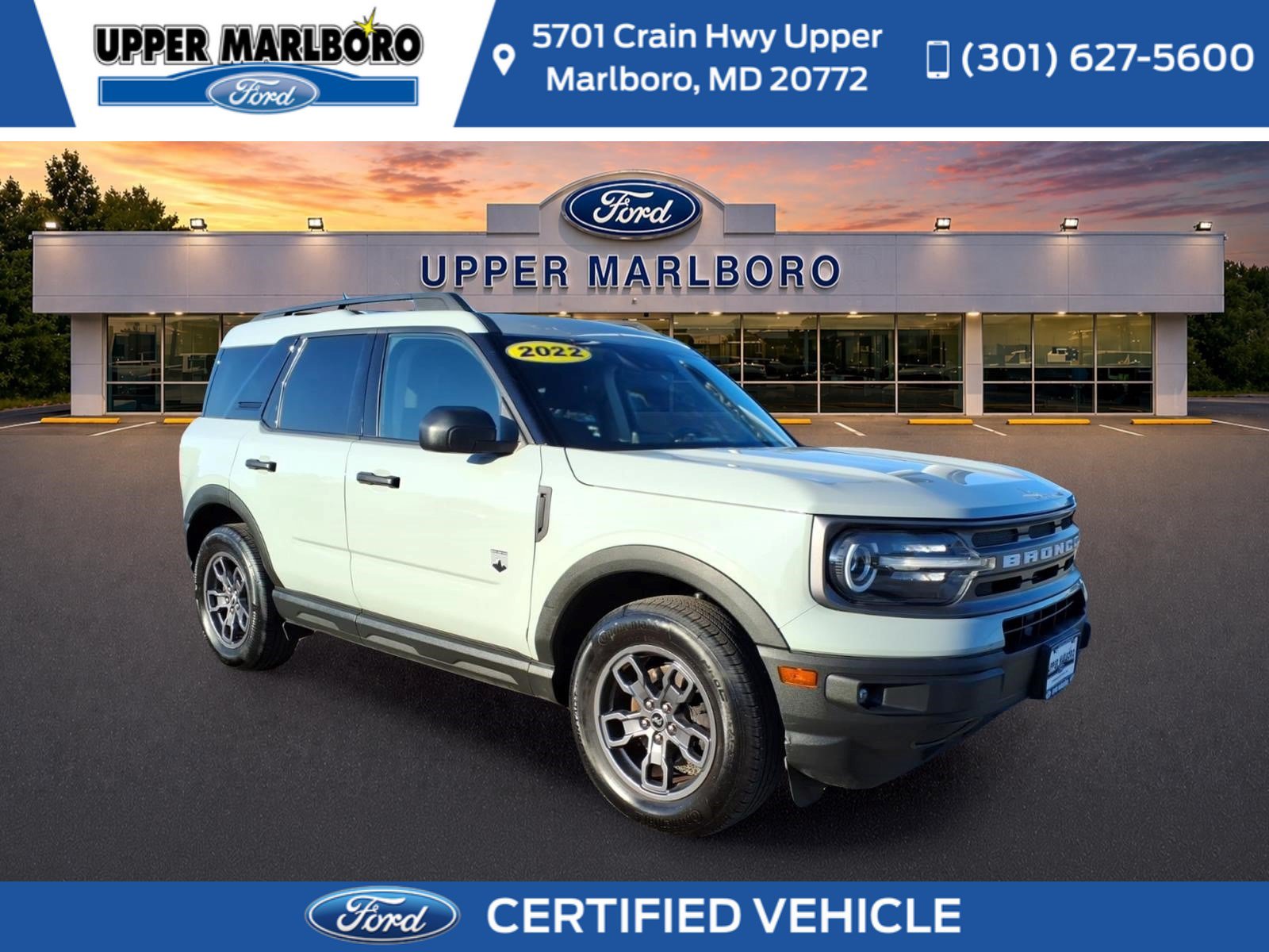 Certified 2022 Ford Bronco Sport Big Bend w/ Convenience Package