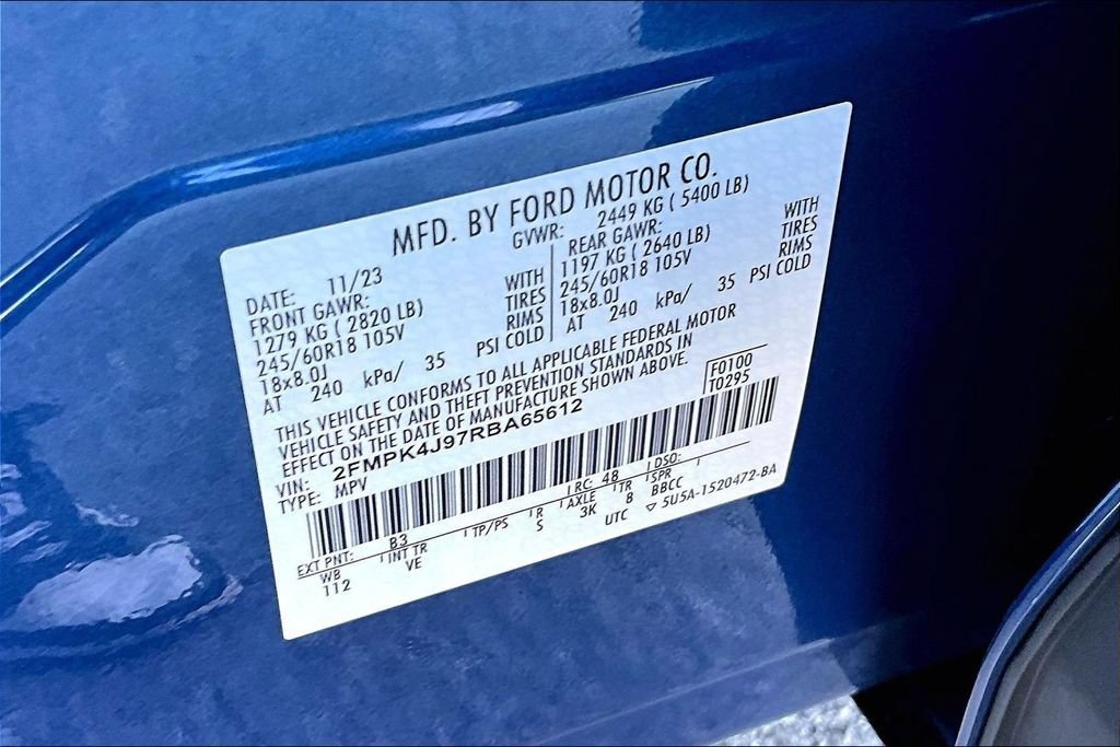 Certified 2024 Ford Edge SEL w/ Convenience Package AWD/4WD image 32