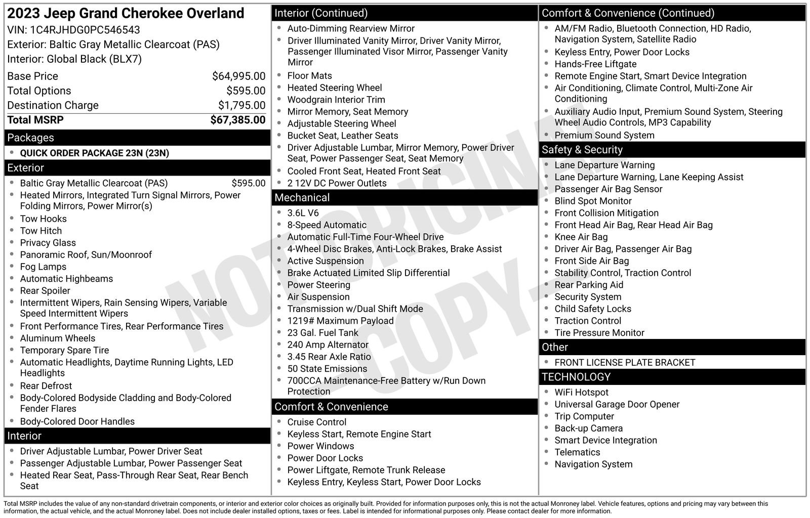 Used 2023 Jeep Grand Cherokee Overland image 26