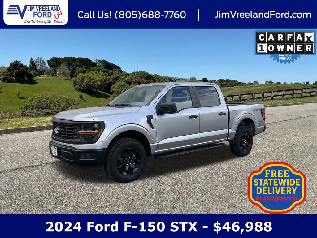 Certified 2024 Ford F150 STX w/ Equipment Group 201A FX4