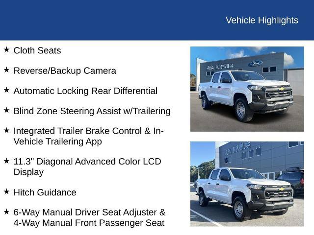 Used 2025 Chevrolet Colorado W/T w/ Advanced Trailering Package RWD image 21