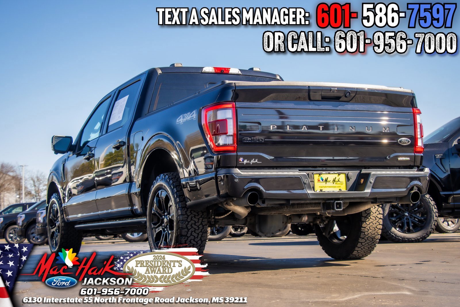 Certified 2023 Ford F150 Platinum w/ Equipment Group 701A High image 2