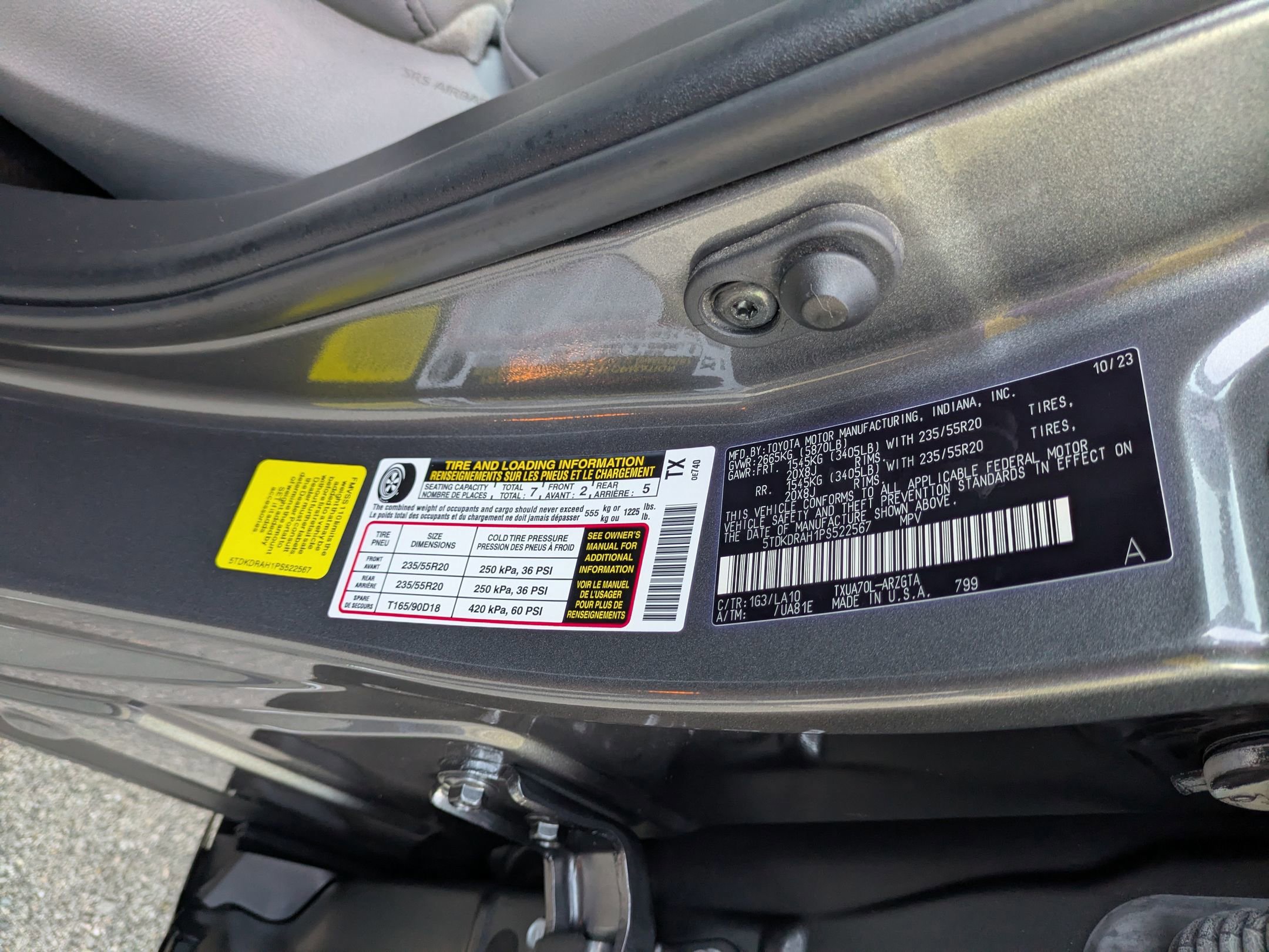 Used 2023 Toyota Highlander Platinum image 43