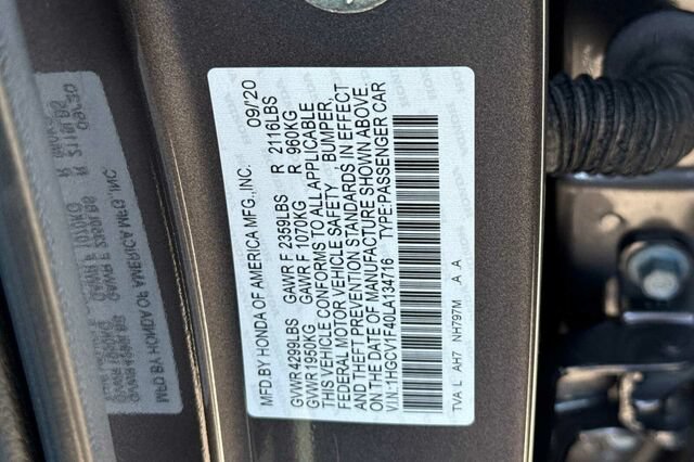 Used 2020 Honda Accord EX image 27