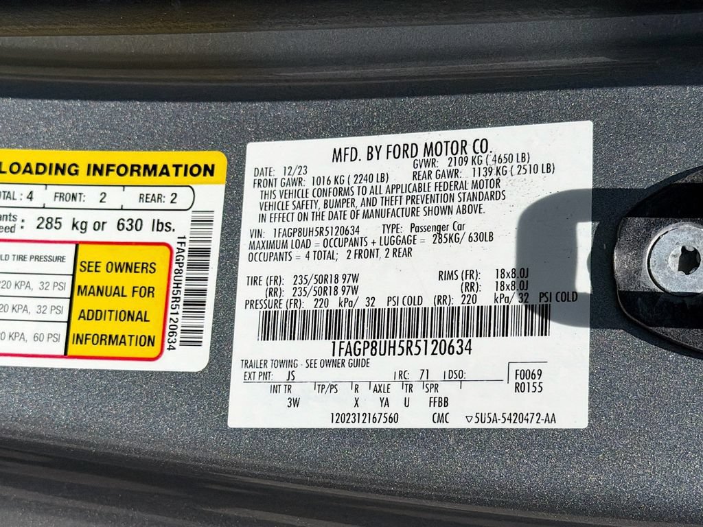 Certified 2024 Ford Mustang Premium RWD image 44