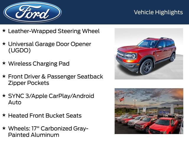 Certified 2022 Ford Bronco Sport Big Bend w/ Convenience Package image 14