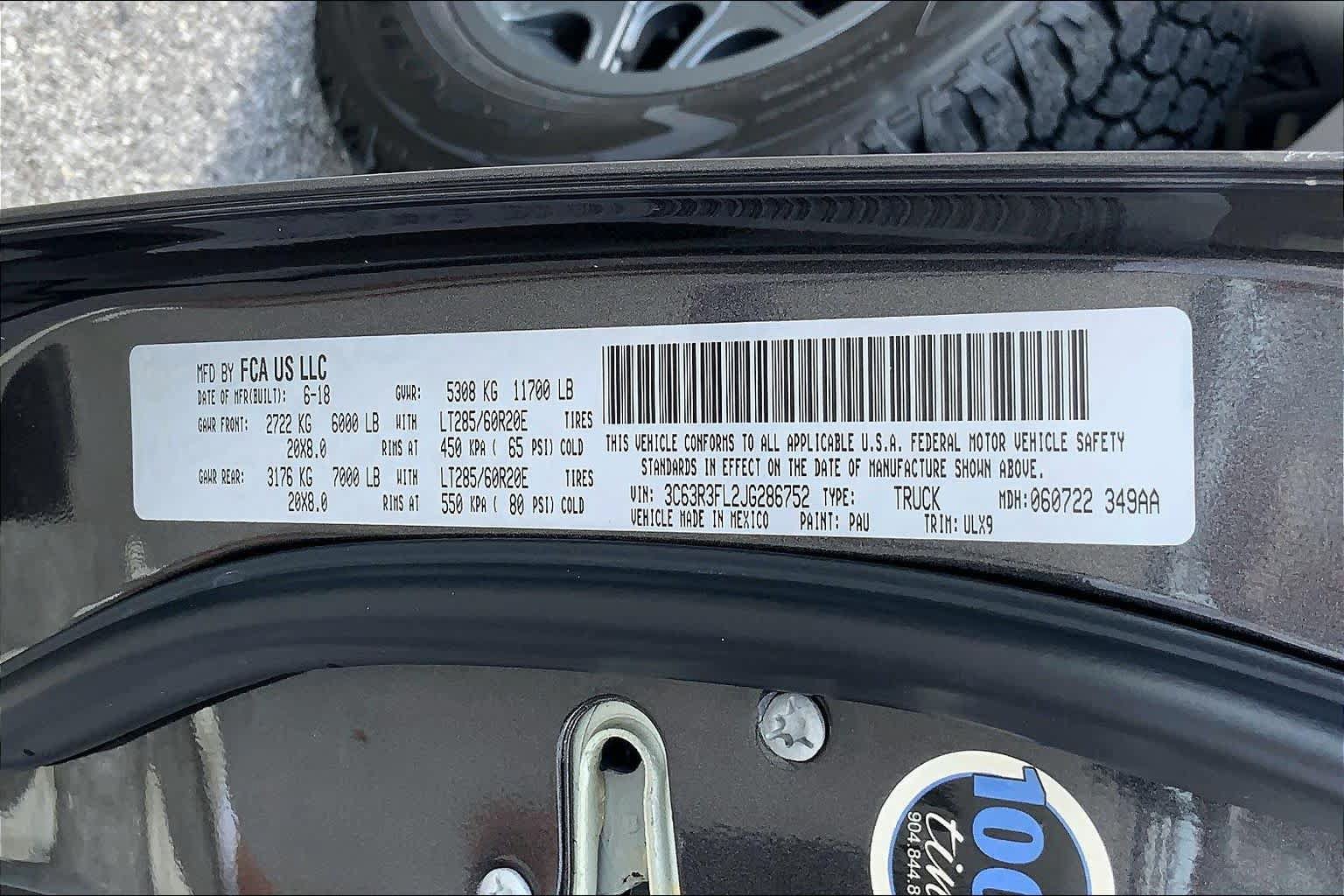 Used 2018 RAM 3500 Laramie Longhorn AWD/4WD image 31