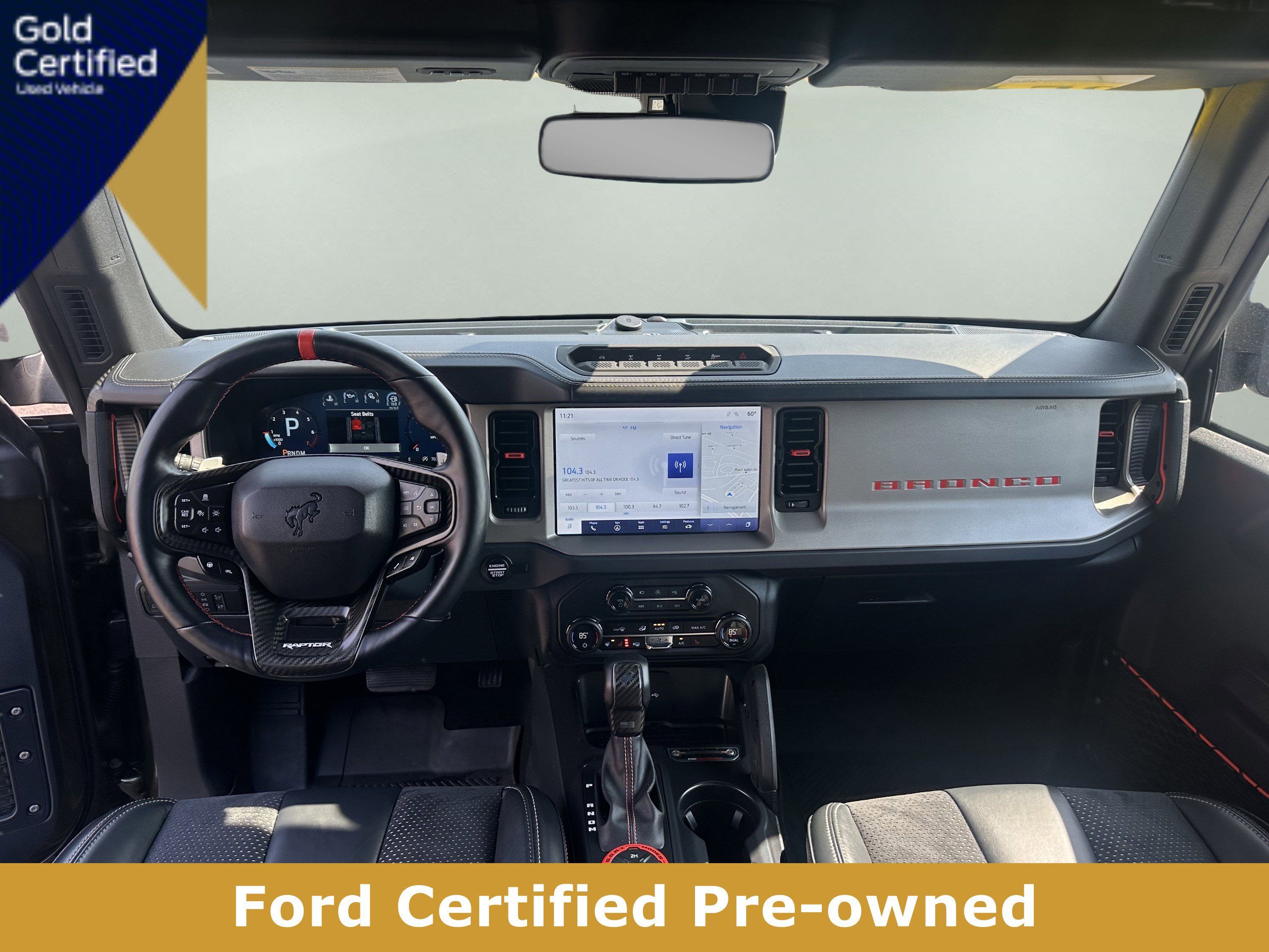 Certified 2024 Ford Bronco Raptor w/ Interior Carbon Fiber Pack 6 AWD/4WD image 12