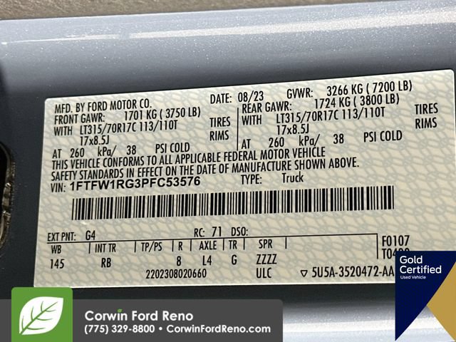 Certified 2023 Ford F150 Raptor w/ Raptor Carbon Fiber Package AWD/4WD image 37