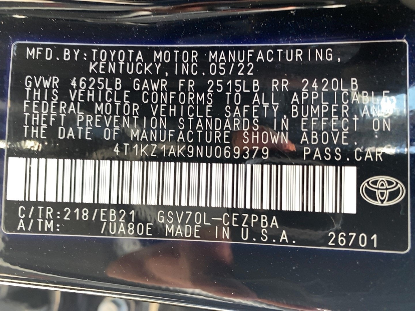 Used 2022 Toyota Camry TRD FWD image 21