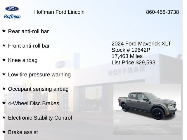 Certified 2024 Ford Maverick XLT w/ Equipment Group 300A Standard AWD/4WD image 27