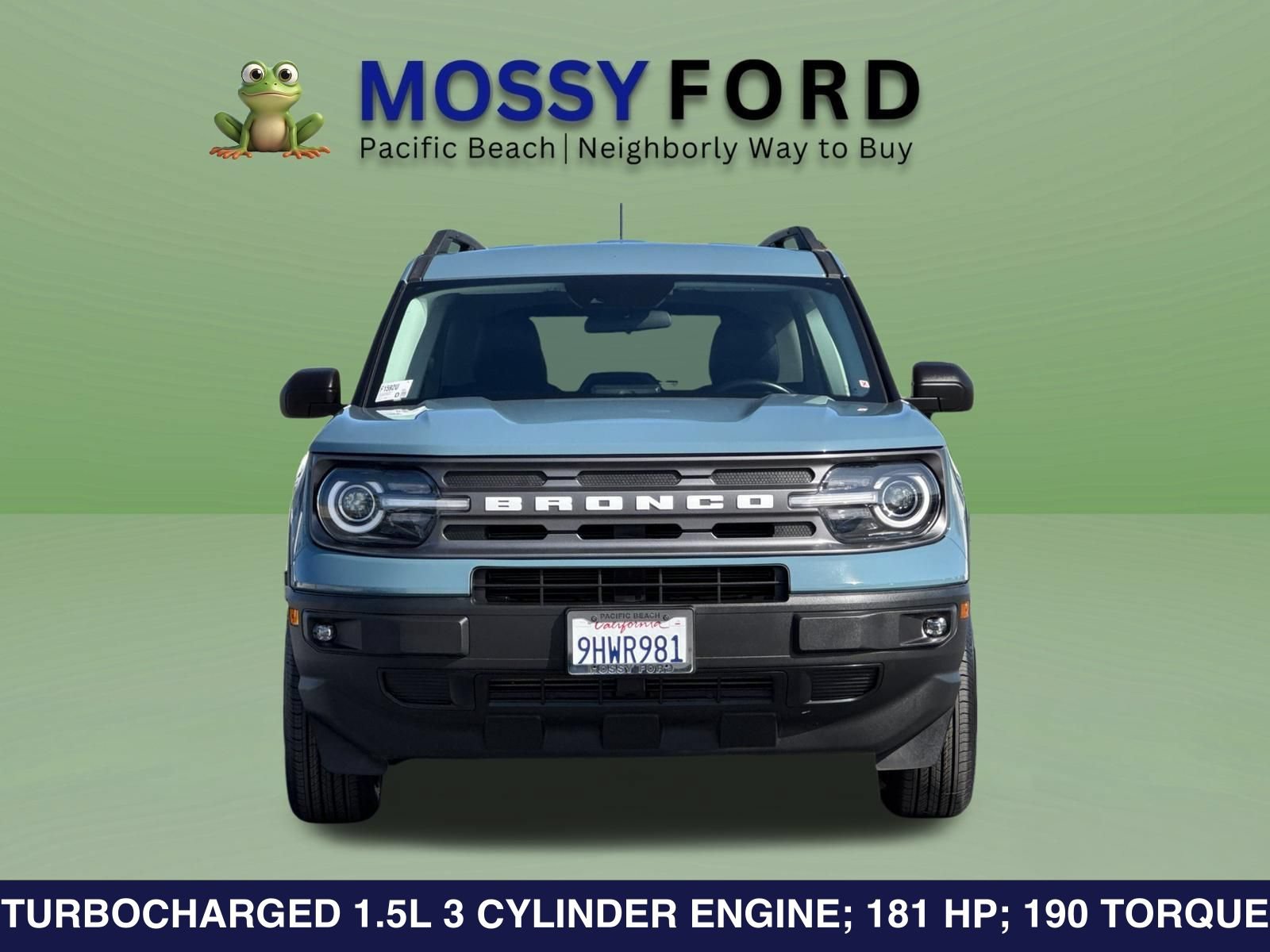 Certified 2023 Ford Bronco Sport Big Bend w/ Convenience Package AWD/4WD image 10